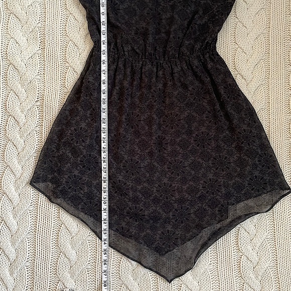 🌼2 for $20🌼 American Eagle Black Floral Pattern Flowy Dress - Picture 4 of 9